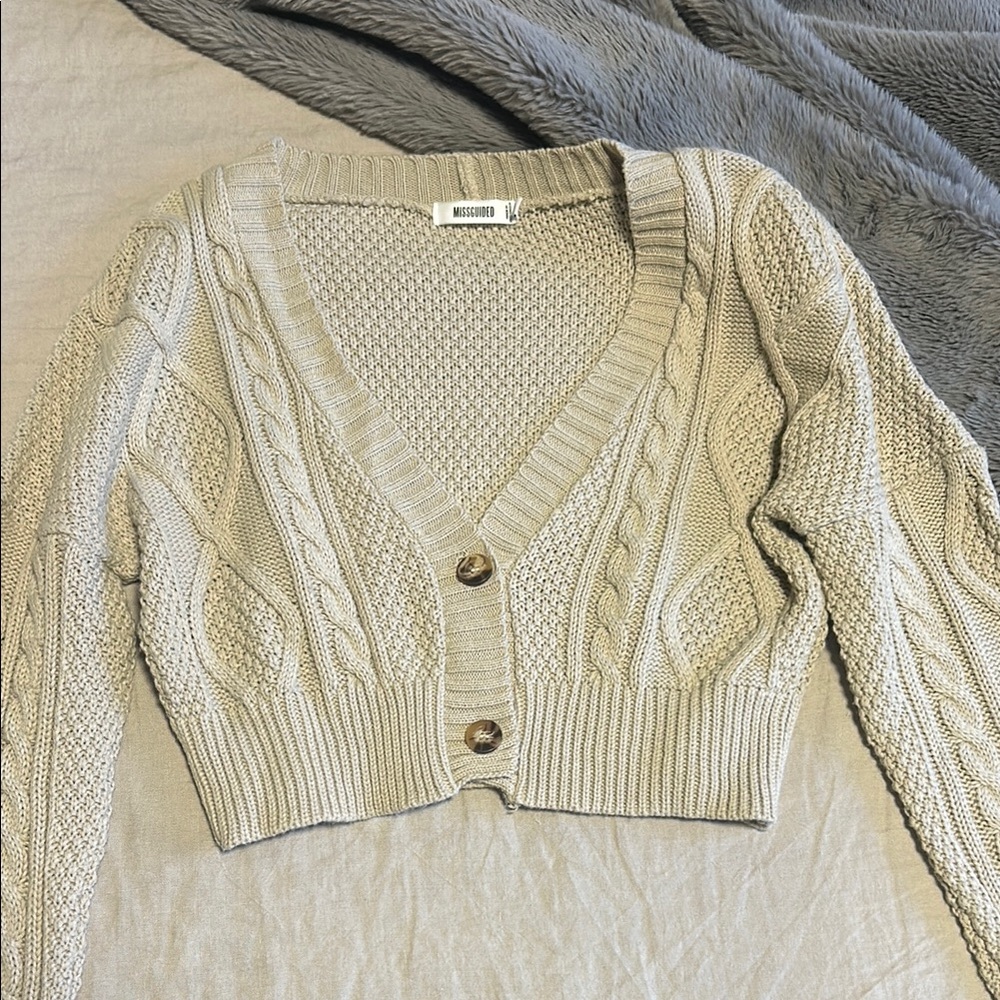 Cableknit Cardigan